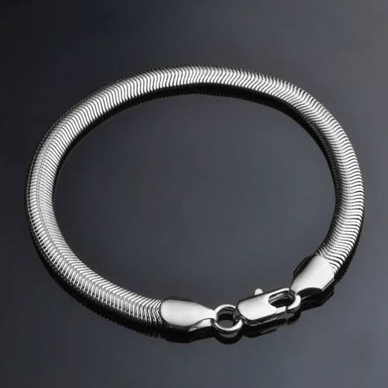 4mm Silver Snake Chain Bracelet