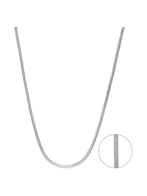 2mm Stainless Steel Snake Necklace Chain