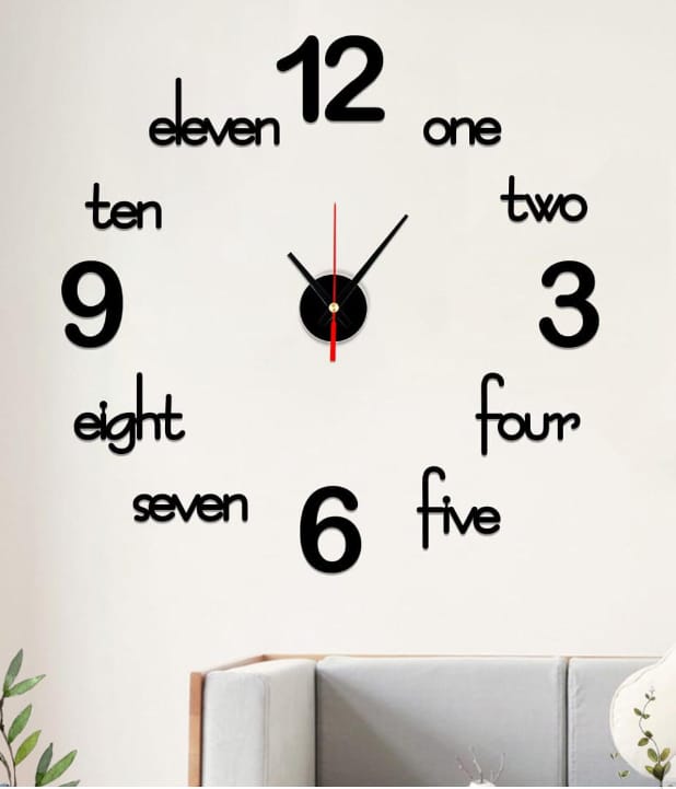 3D DIY Wall Clock